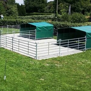 Abris complet avec filet brise vent et piquets d'ancrage – Image 11
